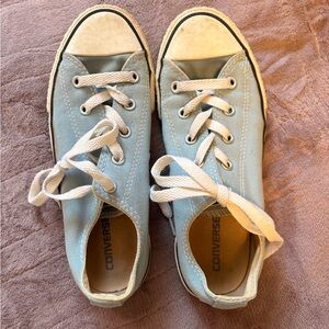 Converse Kids Light Blue Canvas Sneakers